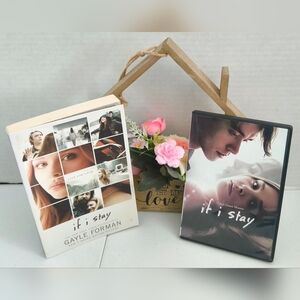 If I Stay By Gayle Forman Paperback and If I Stay DVD W/ Chloe Grace Moretz